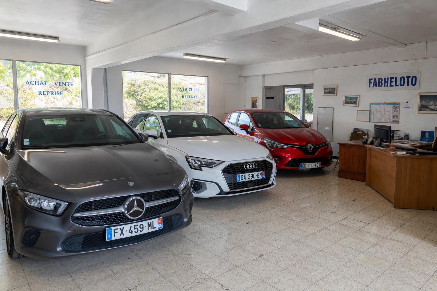Showroom FABHELOTO — véhicules d'occasion sélectionnés à Ortaffa